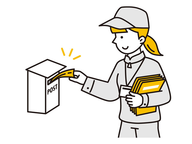 ポスティング作業のイメージ画像