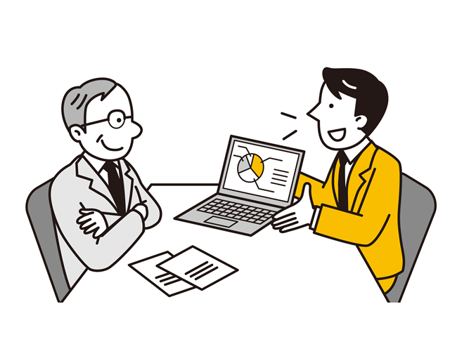 お客様とのやり取りのイメージ画像