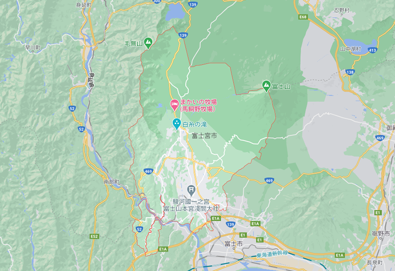 富士宮市のポスティング･チラシ配布エリア