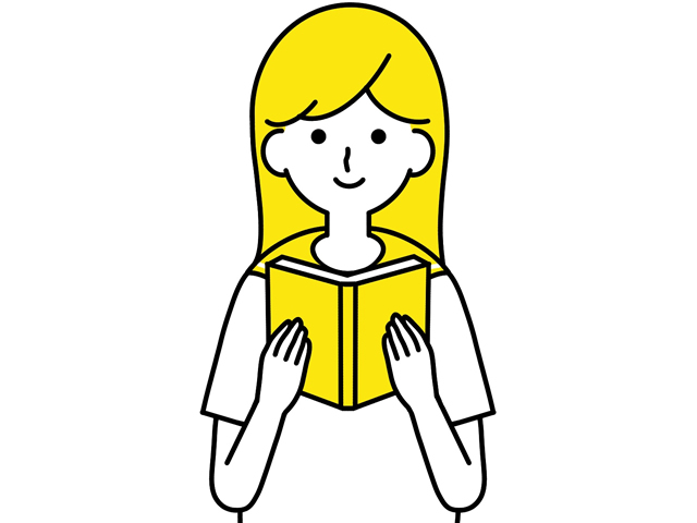 情報誌を読むイメージ画像