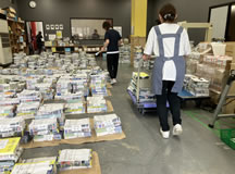 チラシの仕分け